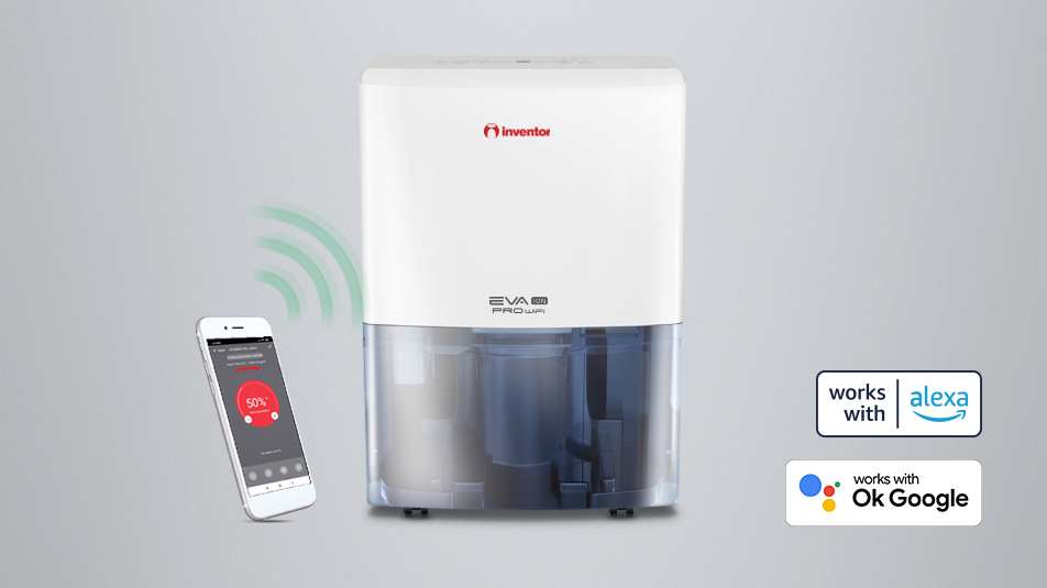 Inventor EVA ION PRO WiFi Deumidificatore 20 litri al giorno - Inventor  appliances